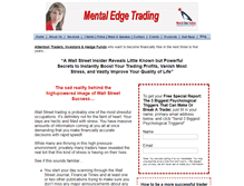 Tablet Screenshot of mentaledgetrading.com